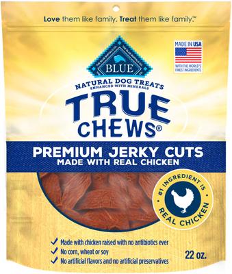 True Chews Premium Jerky Cuts Natural Chicken & Duck Dog Treats, 22-oz bag
