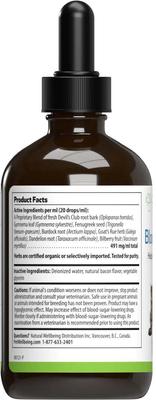 Blood Sugar GOLD Bacon Flavored Liquid Diabetes Supplement for Dogs & Cats, 4-oz bottle