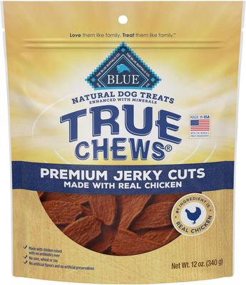 True Chews Premium Jerky Cuts Natural Chicken & Duck Dog Treats, 22-oz bag
