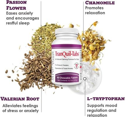 Tabs Calming Dog Supplement, 60 count