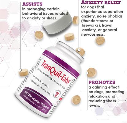 Tabs Calming Dog Supplement, 60 count