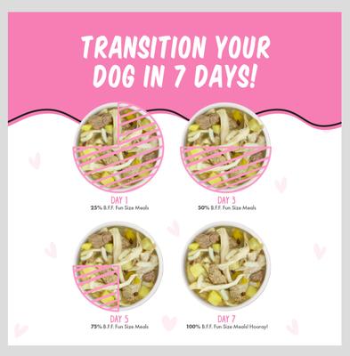 Comida húmeda para perros Best Fido Friend Fun Size Meals Wanna Be Withya, taza de 2.75 oz, caja de 12