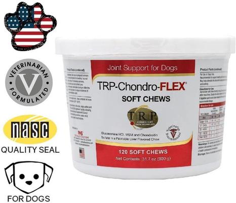 Liver Flavored Soft Chew Joint Supplement for Dogs, 120 count