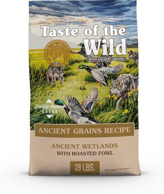 Ancient Wetlands with Ancient Grains Dry Dog Food, 28-lb bag