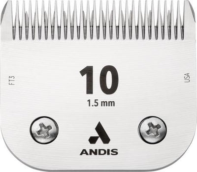Paquete: Cuchilla desmontable Andis UltraEdge n.° 10, 1/16" (1,5 mm) + Cuchilla desmontable UltraEdge n.° 30, 1/50" (0,5 mm)
