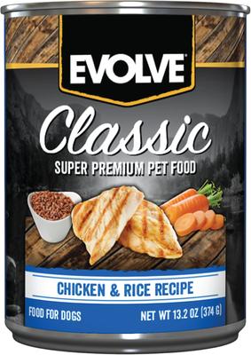 Classic Chicken & Rice Recipe Canned Dog Food, 13.2-oz, case of 12