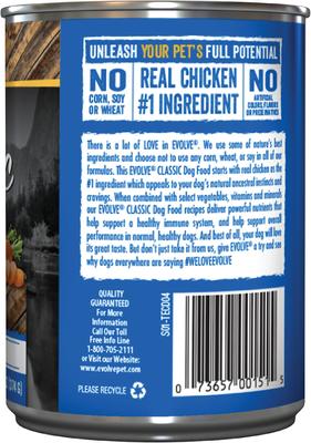 Classic Chicken & Rice Recipe Canned Dog Food, 13.2-oz, case of 12
