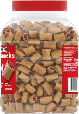 Bundle: Milk-Bone MaroSnacks Real Bone Marrow + Bacon Flavor Dog Treats