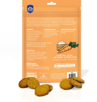 Grain-Free Carrot Cake Cookies Crunchy Dog Treats, 14-oz bag