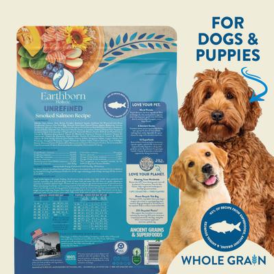 Unrefined Smoked Salmon with Ancient Grains & Superfoods Dry Dog Food, 25-lb bag