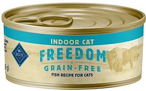 Bundle: Blue Buffalo Freedom Indoor Adult Chicken Recipe + Fish Recipe Canned Cat Food