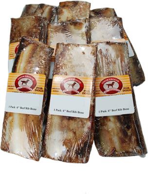 USA 6" Rib Bone Dog Treats, 6 count