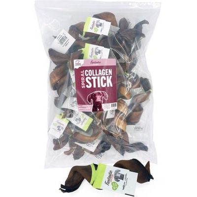 Masticables espirales de colágeno para perros de 5 a 7 pulgadas, 3 unidades