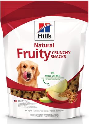 Natural Fruity Snacks with Cranberries & Oatmeal Crunchy Dog Treats, 8-oz bag
