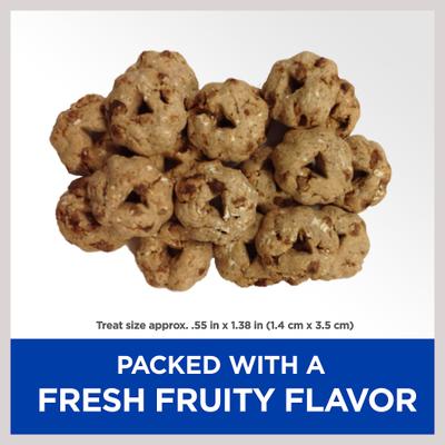 Natural Fruity Snacks with Cranberries & Oatmeal Crunchy Dog Treats, 8-oz bag