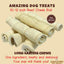 10-inch Beef Cheek Roll Dog Treats, 4 count