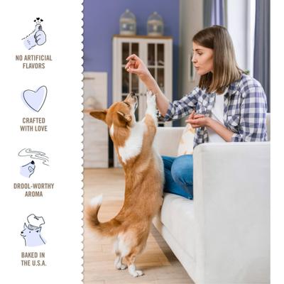 Itty Bitty Bones with Peanut Butter Crunchy Dog Treats, 32-oz bag