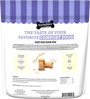 Itty Bitty Bones with Peanut Butter Crunchy Dog Treats, 32-oz bag
