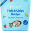 Fish & Chips Biscuits Crunchy Dog Treats, 5-oz bag