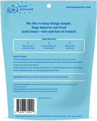 Fish & Chips Biscuits Crunchy Dog Treats, 5-oz bag