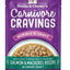 Comida para gatos Carnivore Cravings Morsels'N'Gravy con receta de salmón y atún, bolsa de 2.8 oz, caja de 12
