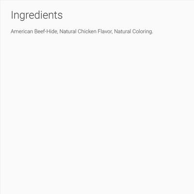 Chicken Flavored Rawhide Twist Dog Treat, 5-in, 10 count