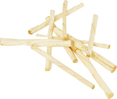 Chicken Flavored Rawhide Twist Dog Treat, 5-in, 10 count