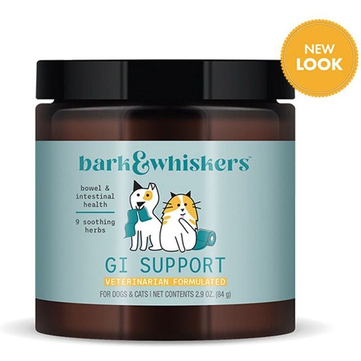 GI Support Supplement, Perros y Gatos. 80 g. - Bark & Whiskers