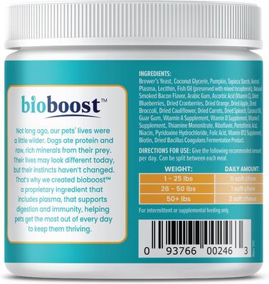 PetVites Multivitamin Soft Chews Vitamin C & B12 Supplement for Dogs, 120 count