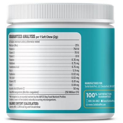 PetVites Multivitamin Soft Chews Vitamin C & B12 Supplement for Dogs, 120 count