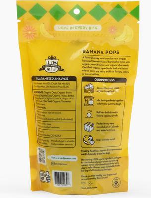 Banana Pops Soft & Chewy Dog Treats, 6-oz bag