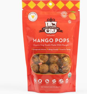 Mango Pops Soft & Chewy Dog Treats, 6-oz bag
