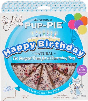 Happy Birthday Pup-PIE Dog Treat, Boy
