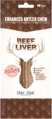 North Country Natural Shed Maple Bacon Enhanced Split Elk Antler Chew Dog Treat, Small