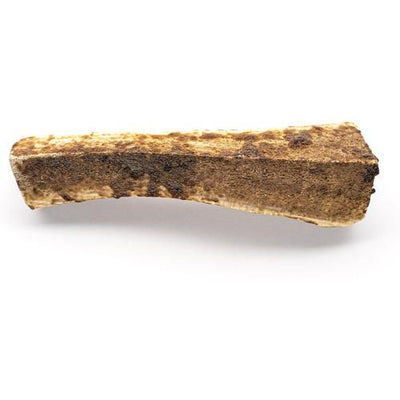 Premio masticable para perros North Country Natural Shed Beef Liver Enhanced Split Elk Antler, tamaño pequeño