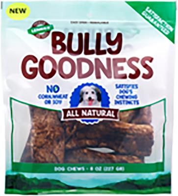 Bully Goodness Beef Skins Bully Gravy Dog Treats, 8-oz bag