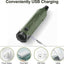 N60 6-Speed Electric Rechargeable Cat & Dog Nail Grinder, Army Green