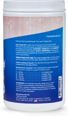 GlycanAid HA Factor Hip & Joint Chewables Dog Supplement, 150 count