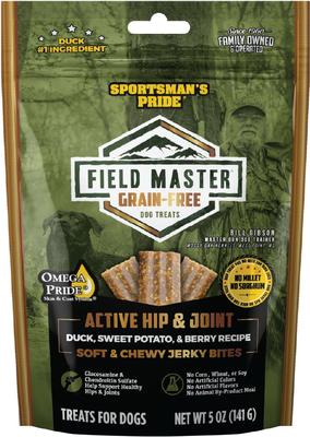 Field Master Active Hip & Joint Duck, Sweet Potato & Berry Recipe Grain-Free Jerky Bites Dog Treats, 5-oz bag