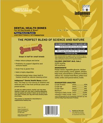 Roasted Chicken Grain-Free Dental Dog Treats, 13 count