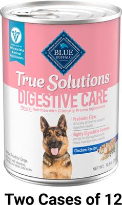 Comida húmeda para perros True Solutions Digestive Care Formula, lata de 12.5 oz, caja de 12