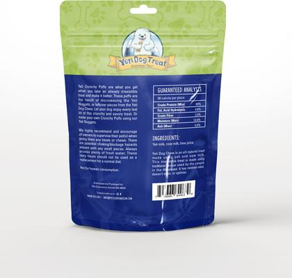 Crunchy Puffs Natural Himalayan Yak Cheese Dog Treats, 3.5-oz bag