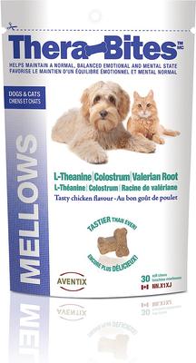Thera-Bites Mellows Chicken Flavor Soft Chews Dog & Cat Supplement, 30 count