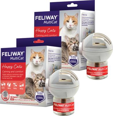 Kit de inicio MultiCat de 30 días con difusor calmante para gatos (2 unidades)