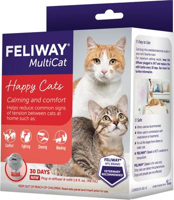 Kit de inicio MultiCat de 30 días con difusor calmante para gatos (2 unidades)