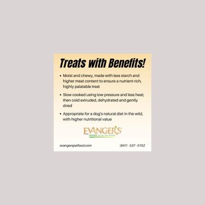 Premios para perros de pollo orgánico con frutas y verduras Nothing But Natural, bolsa de 4.5 oz