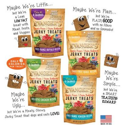 Premios para perros de carne de venado natural con frutas y verduras, bolsa de 4.5 oz