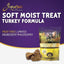 Turkey Flavored Soft Dog Treats, 4-oz bag