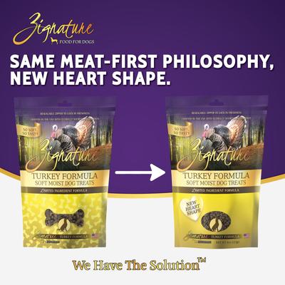 Golosinas blandas para perros con sabor a pavo, bolsa de 4 oz