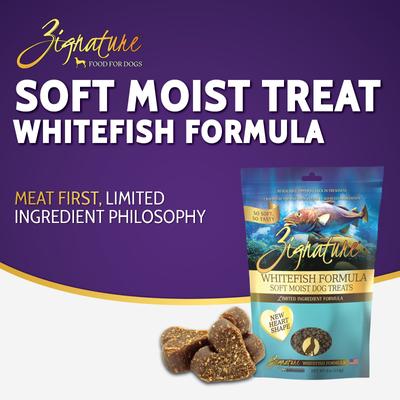 Whitefish Flavored Soft Dog Treats, 4-oz bag